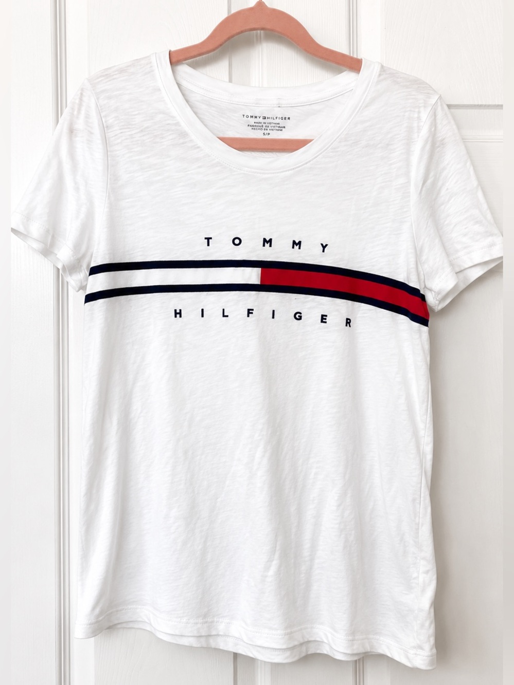 Tommy Hilfiger White Short Sleeve Tee